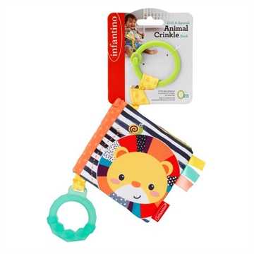 Infantino Babybog m/knitrende lyd